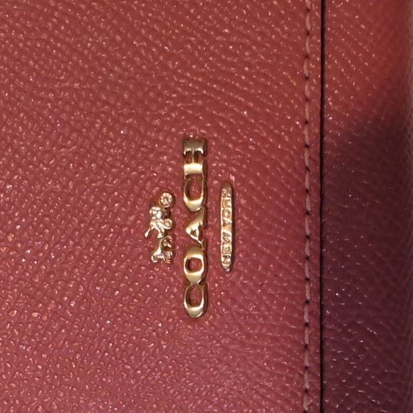 Coach Sparkle Pink Accordion Zippy Wallet - Picture 4 of 11